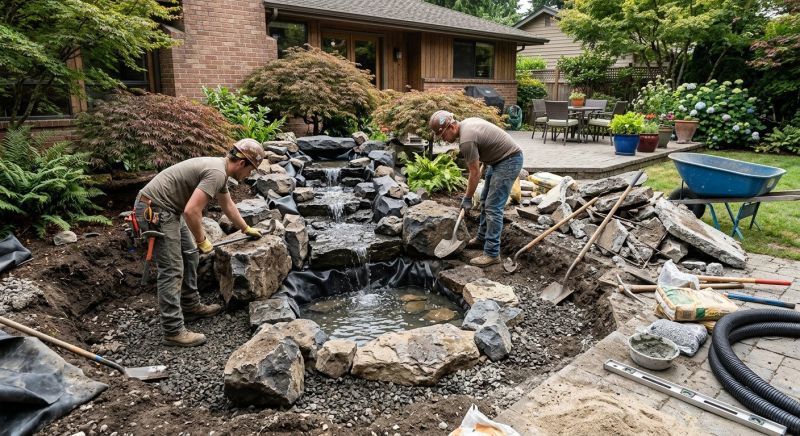 Water Garden Installation in Honolulu, HI